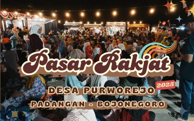 Antusiasme Masyarakat di Pasar Rakyat Desa Purworejo Tahun 2025 Diluar Dugaan