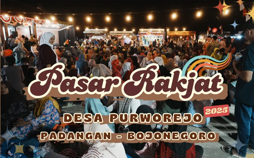 Antusiasme Masyarakat di Pasar Rakyat Desa Purworejo Tahun 2025 Diluar Dugaan