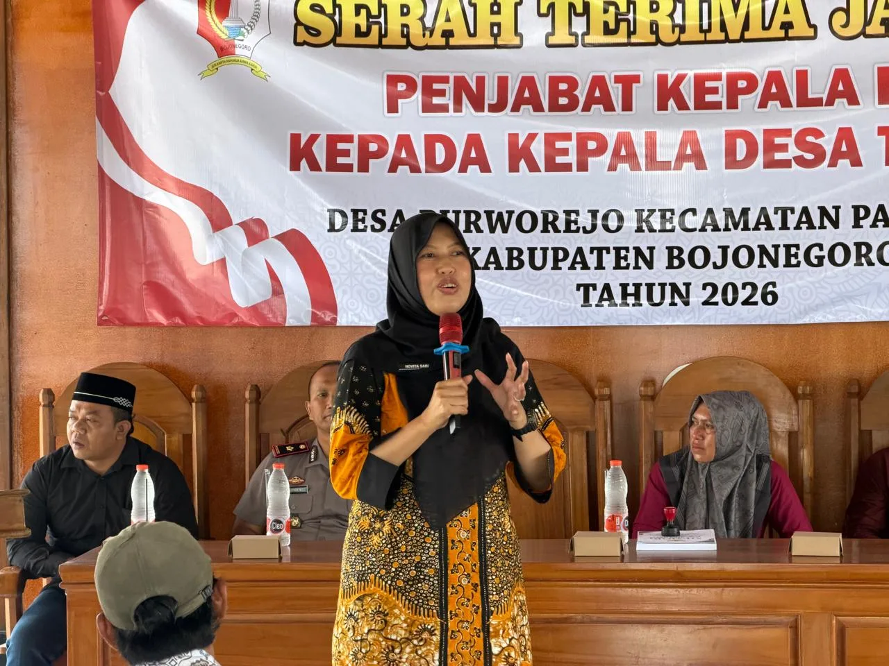 Serah Terima Jabatan Pj. Kepala Desa Purworejo kepada Kepala Desa Terpilih Berlangsung Haru dan Lancar