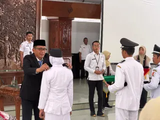 Dilantk Oleh Bupati Bojonegoro, Pelantikan Kepala Desa PAW Purworejo Kecamatan Padangan Berlangsung Khidmat
