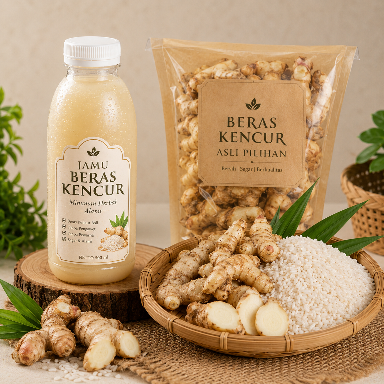 Jamu beras kencur 600ml by Marni Jamu